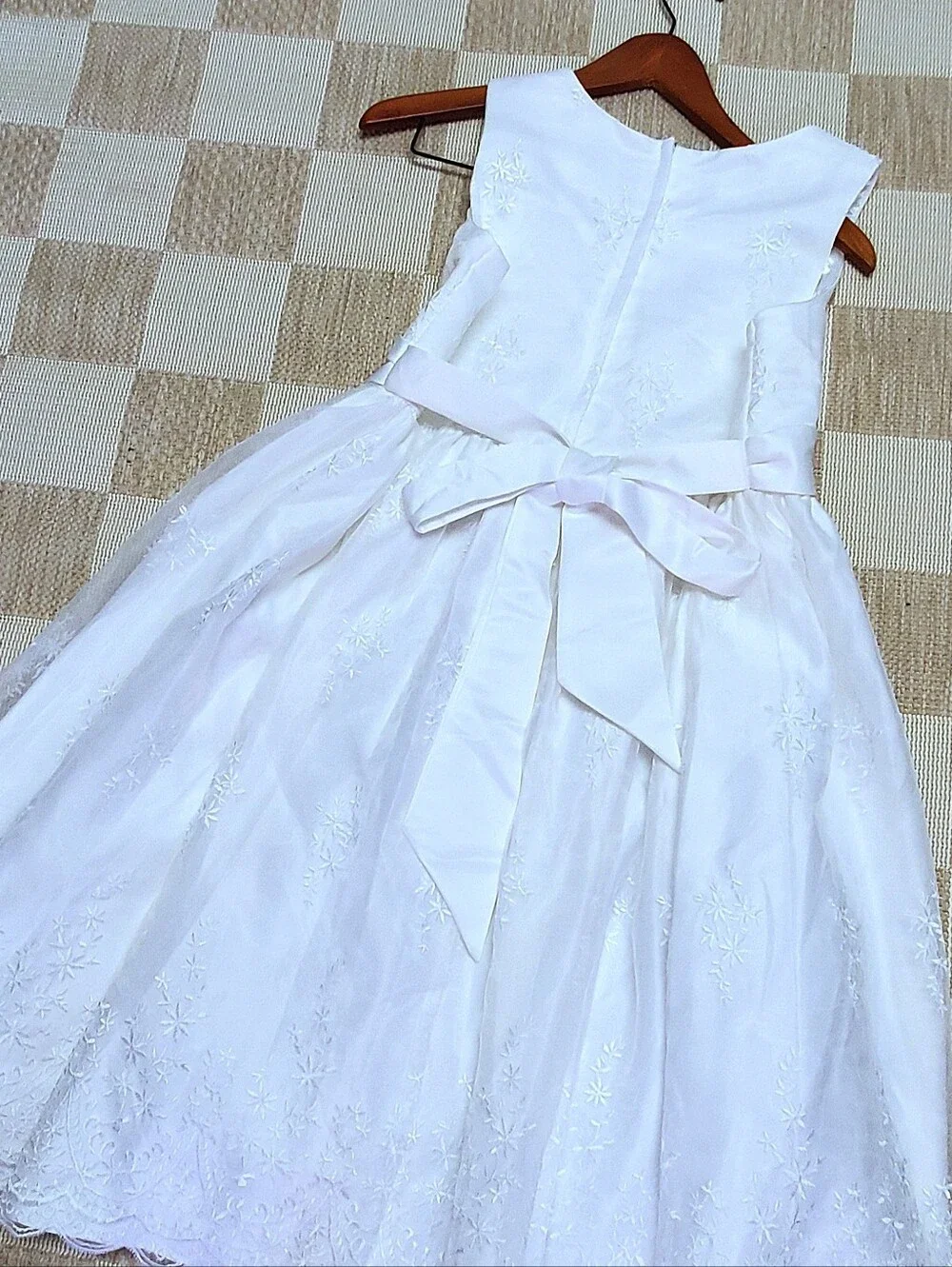 American Princess Girl's White Special Occasion Dress